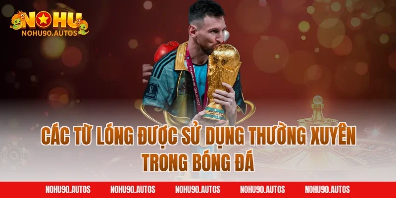 Các từ lóng được sử dụng thường xuyên trong bóng đá